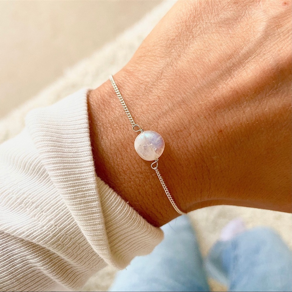 Pearl Bracelet Natural Coin Pearl Summer jewelry June birthstone